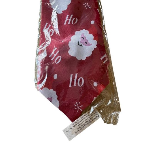 Red Musical Press Here Novelty Christmas Tie Plays Jingle Bells 54" - Picture 3 of 7